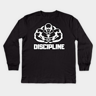 Focus and Discipline Kids Long Sleeve T-Shirt